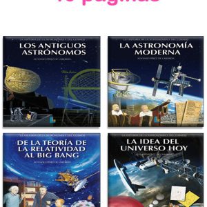 Libro la astronomía con tapa dura 40 páginas