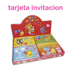 Tarjeta invitación Ven a mi Fiesta 32 paginas 33,5x22,5cm