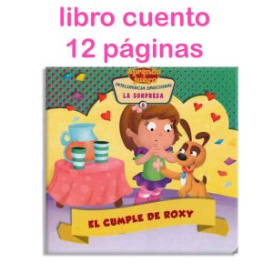 Libro cuento 'El Cumple De Roxy' 12 paginas 15x15cm